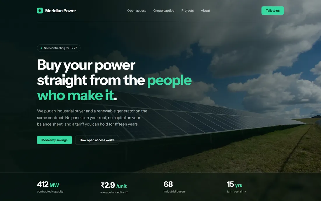 Meridian Power (demo site)